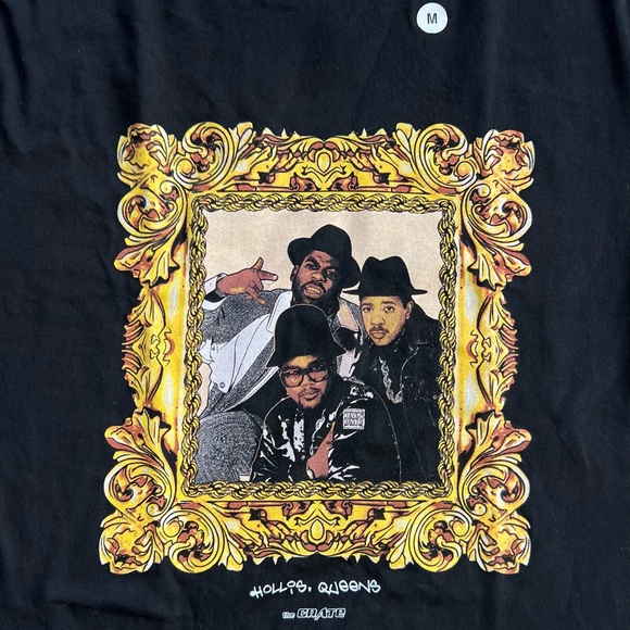 RARE! BARRIERS‎ x RUN DMC GRAPHIC TEE SHIRT HIPHOP DESIGNER HYPE KITH MUSIC BAND - Picture 4 of 8